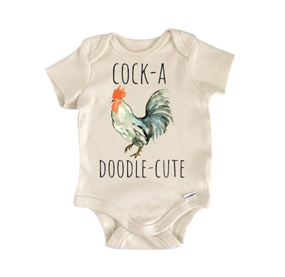 Farm Chicken Coop Animal - Baby Boy Girl Clothes Infant Bodysuit Funny Cute Newborn  Funny Cute Onesie® | North Fork Forager LLC