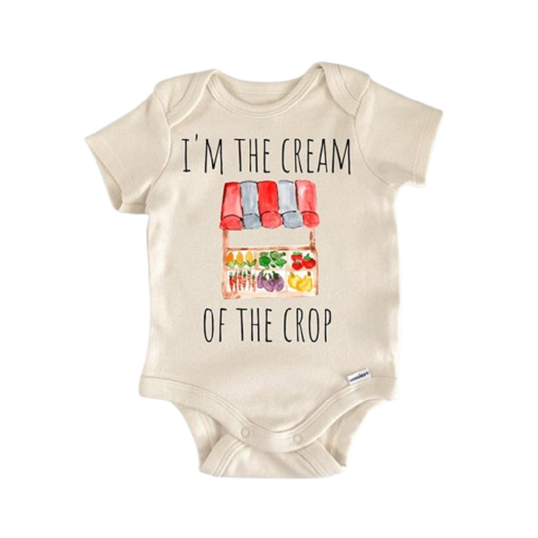 Farm Tractor Farmer - Baby Boy Girl Clothes Infant Onesie® Funny  Cute Newborn GS1  Funny Cute Onesie® | North Fork Forager LLC