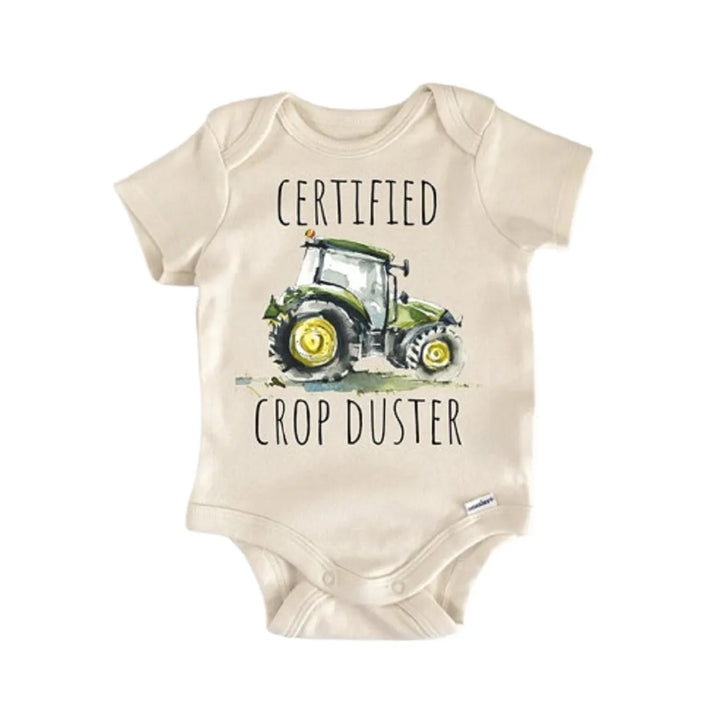 Farmhand Farmer Tractor - Baby Boy Girl Clothes Infant Onesie® Funny Cute Newborn GS1  Funny Cute Onesie® | North Fork Forager LLC