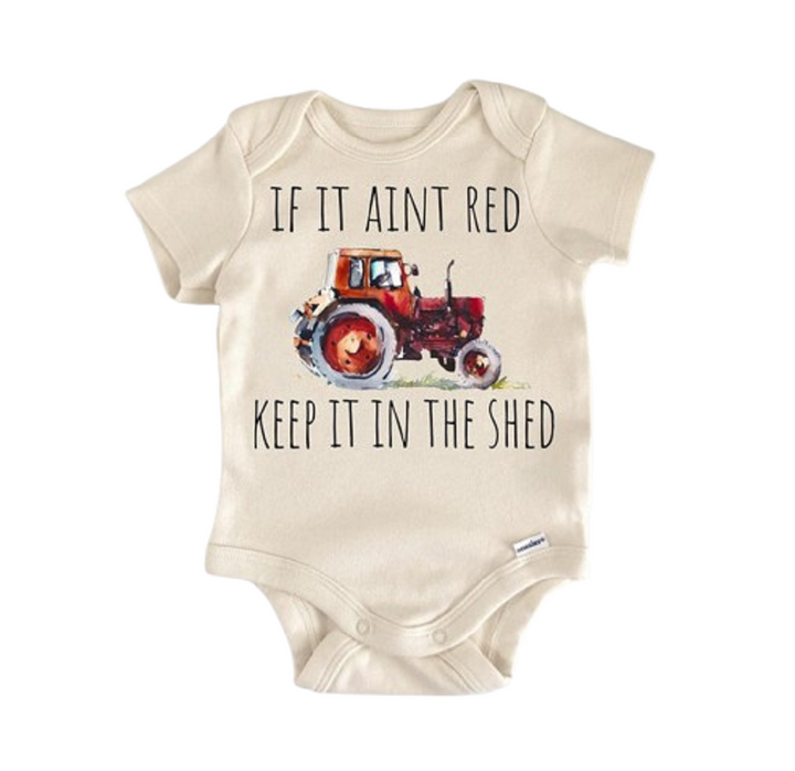 Farmhand Farmer Tractor - Baby Boy Girl Clothes Infant Bodysuit Funny Cute Newborn  Funny Cute Onesie® | North Fork Forager LLC