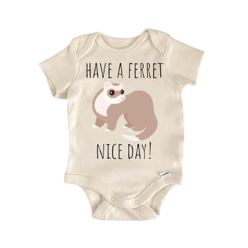 Ferret Animal - Baby Boy Girl Clothes Infant Bodysuit Funny Cute Newborn  Funny Cute Onesie® | North Fork Forager LLC