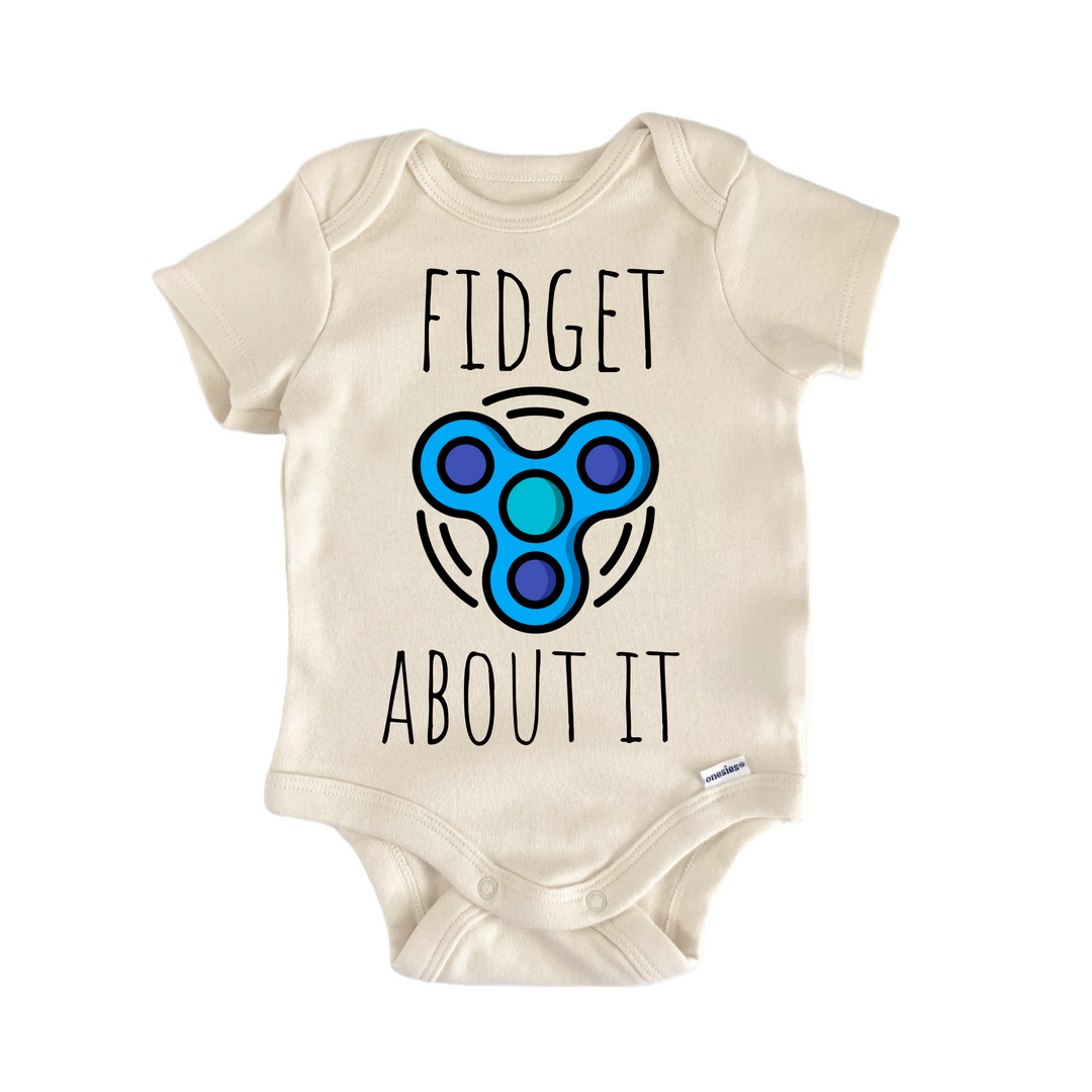 Fidget Spinner - Baby Bodysuit  Funny Cute Onesie® | North Fork Forager LLC
