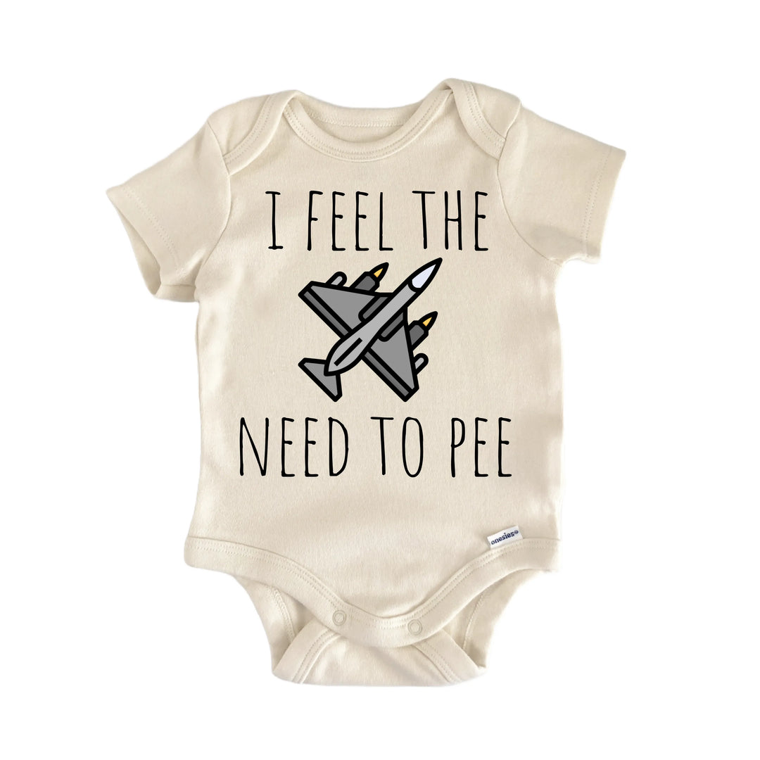 Fighter Jet F14 F18 Pilot Plane - Baby Bodysuit  Funny Cute Onesie® | North Fork Forager LLC