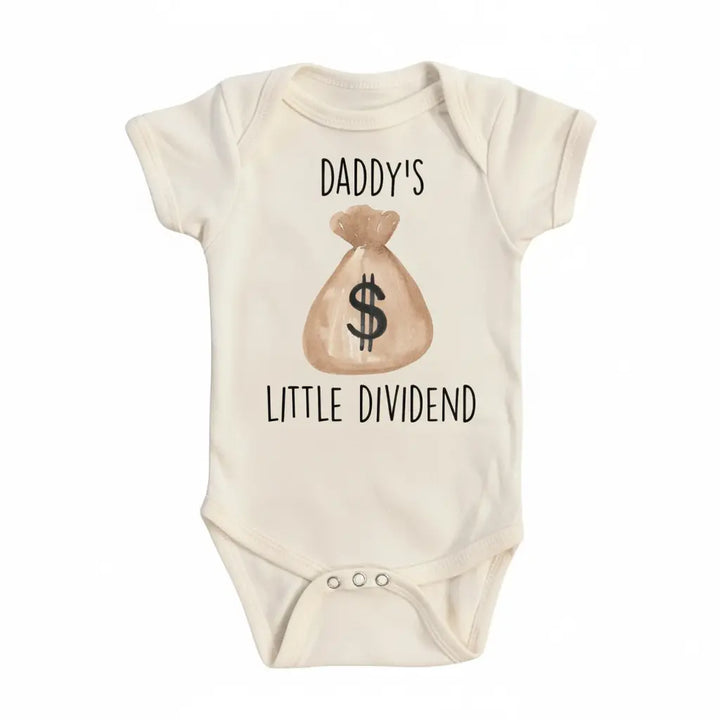 Finance Dividend - Baby Boy Girl Clothes Infant Bodysuit Funny Cute Newborn  Funny Cute Onesie® | North Fork Forager LLC