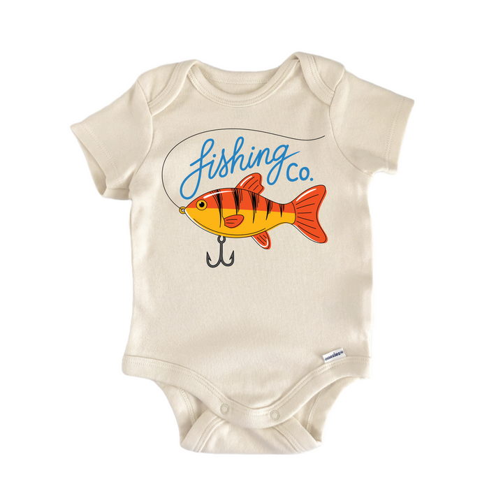 Fishing Co Boho Lure - Baby Bodysuit  Funny Cute Onesie® | North Fork Forager LLC