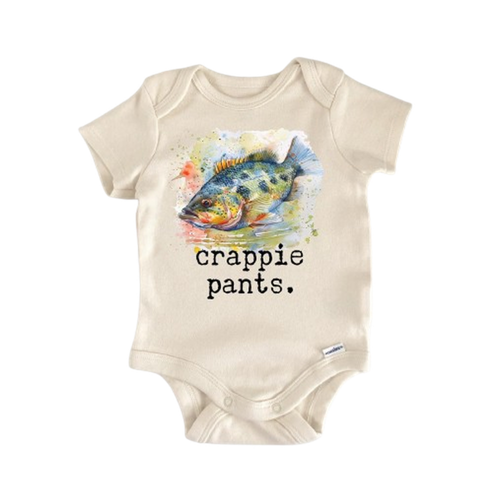 Fishing Crappie - Baby Boy Girl Clothes Infant Bodysuit Funny Cute Newborn  Funny Cute Onesie® | North Fork Forager LLC