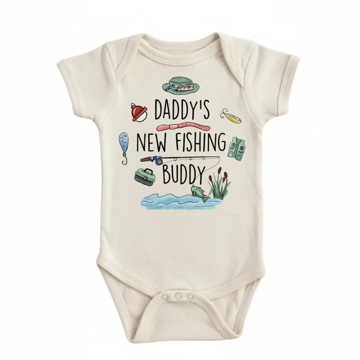 Fishing Buddy - Baby Boy Girl Clothes Infant Bodysuit Funny Cute Newborn  Funny Cute Onesie® | North Fork Forager LLC