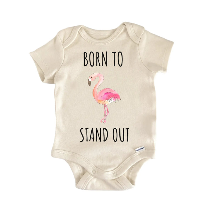Flamingo Florida Bird Exotic Baby Gift Baby Bodysuit