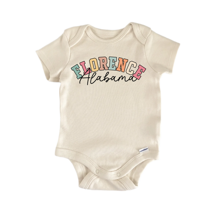 Florence Alabama - Baby Boy Girl Clothes  Bodysuit Funny Cute