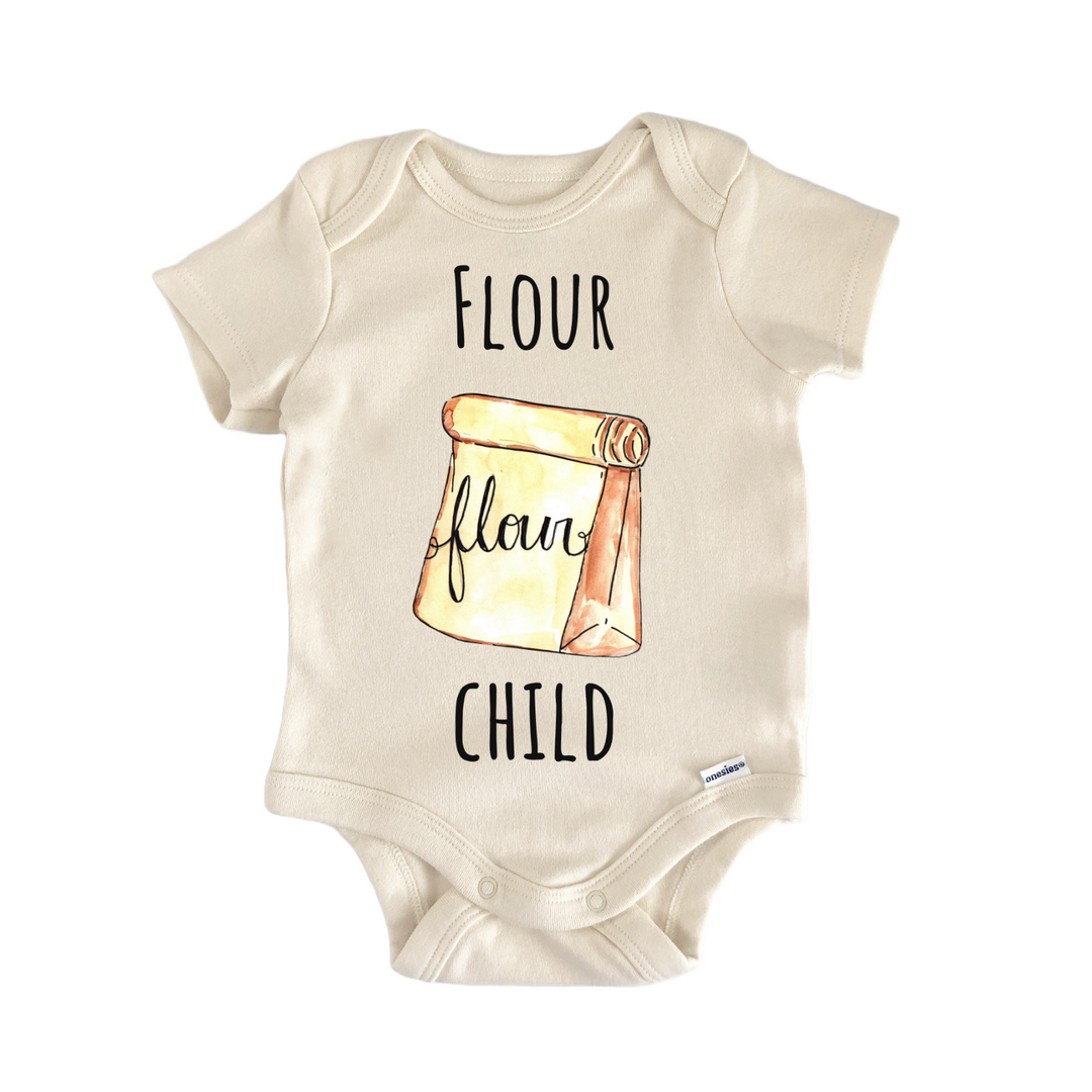 Flour Child Baking Bakery Baby Gift Baby Bodysuit