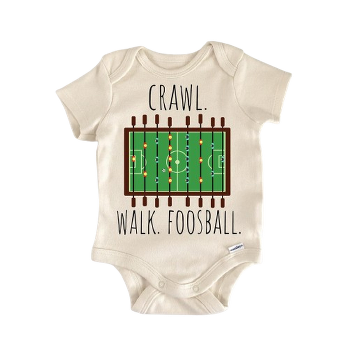 Foosball - Baby Boy Girl Clothes Infant Bodysuit Funny Cute Newborn  Funny Cute Onesie® | North Fork Forager LLC