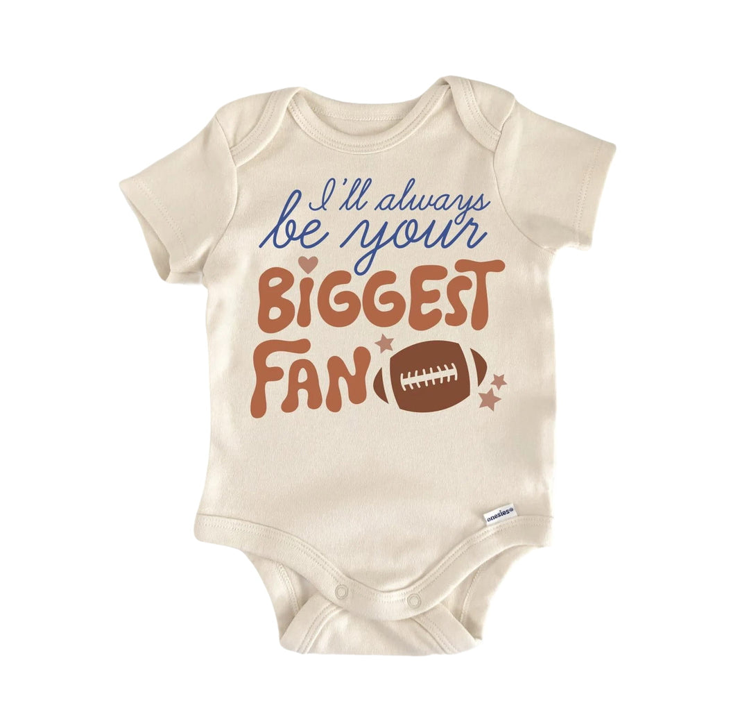 Football Biggest Fan - Baby Boy Girl Clothes Infant Bodysuit Funny Cute Newborn  Funny Cute Onesie® | North Fork Forager LLC