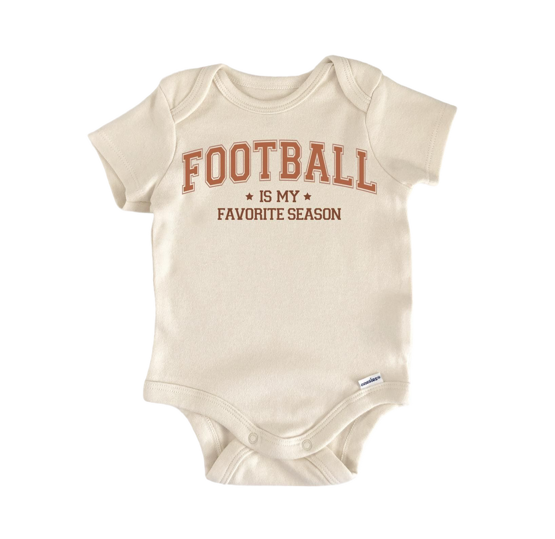 Football Season - Baby Boy Girl Clothes Infant Bodysuit Funny Cute Newborn  Funny Cute Onesie® | North Fork Forager LLC