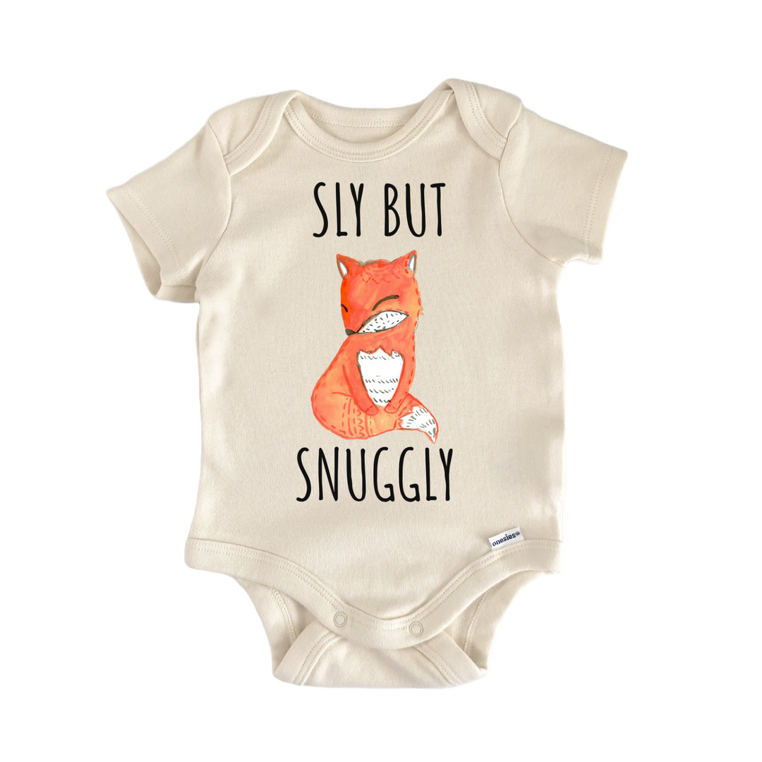 Fox Animal Sly Snuggle Baby Gift Baby Bodysuit
