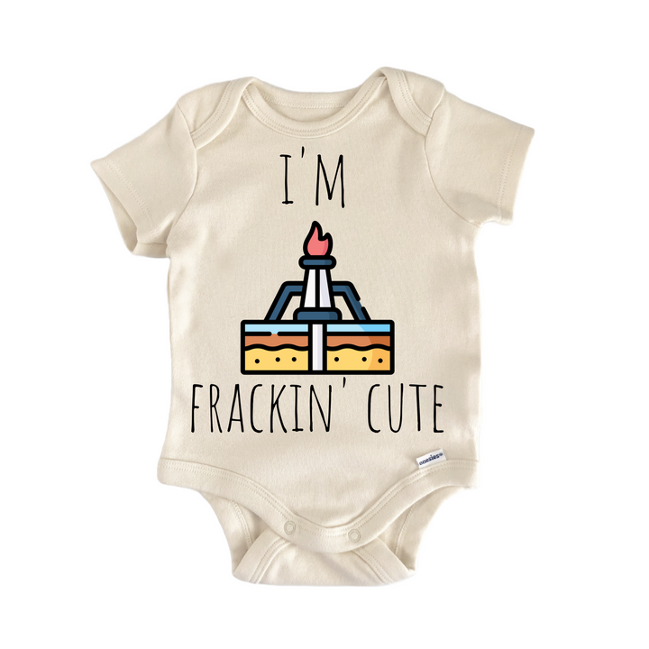 Fracking Frack Gas - Baby Bodysuit  Funny Cute Onesie® | North Fork Forager LLC