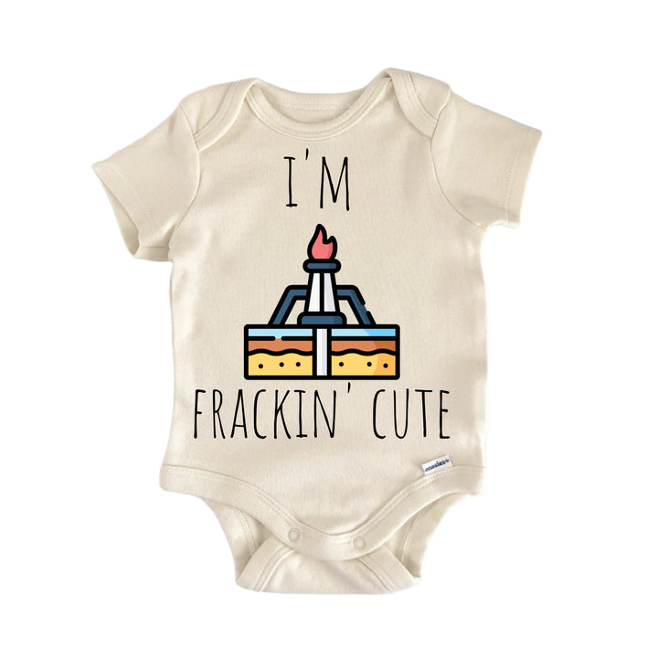 Fracking Frack Gas - Baby Bodysuit  Funny Cute Onesie® | North Fork Forager LLC