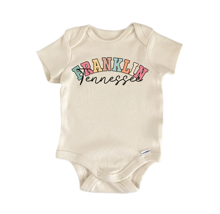 Franklin Tennessee - Baby Boy Girl Clothes  Bodysuit Funny Cute