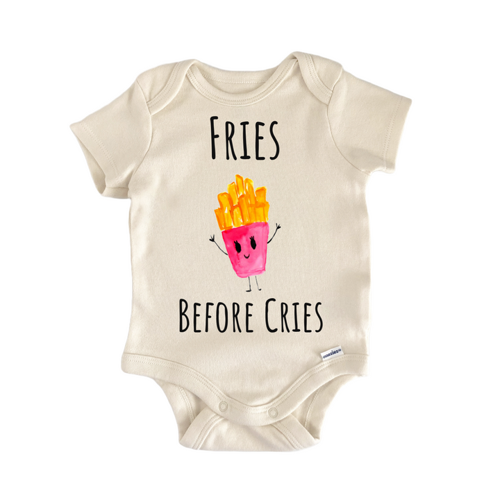 French Fries Cries Fast Food Foodie Baby Gift Baby Onesie®