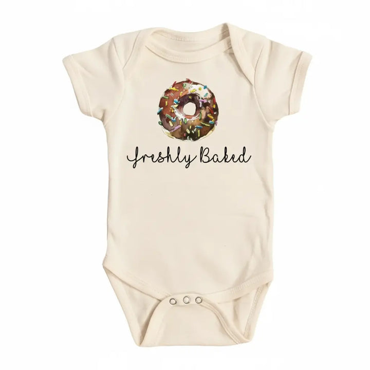Freshly Baked Brown - Baby Boy Girl Clothes Infant Bodysuit Funny Cute Newborn  Funny Cute Onesie® | North Fork Forager LLC