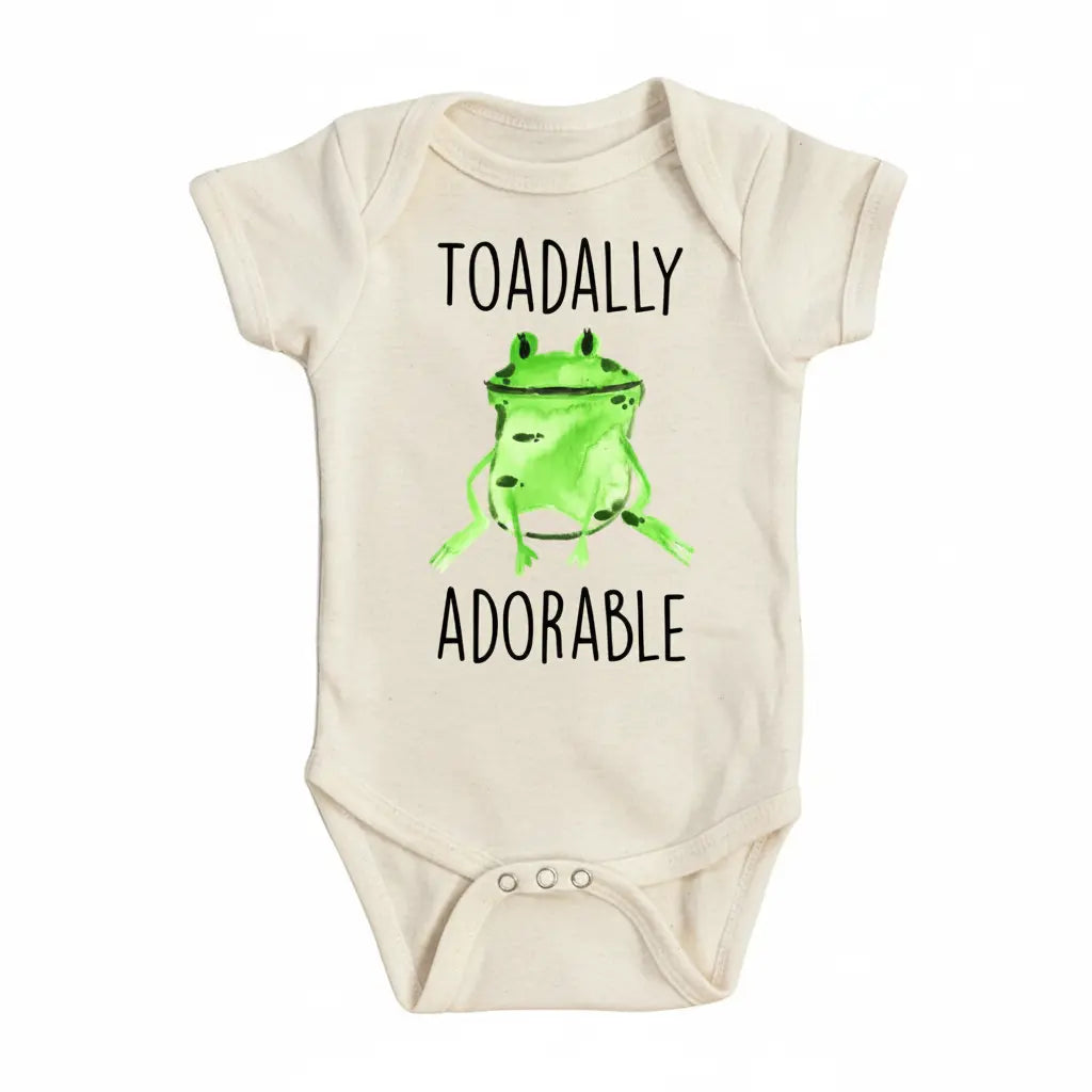 Frog Adorable - Baby Boy Girl Clothes Infant Bodysuit Funny Cute Newborn  Funny Cute Onesie® | North Fork Forager LLC