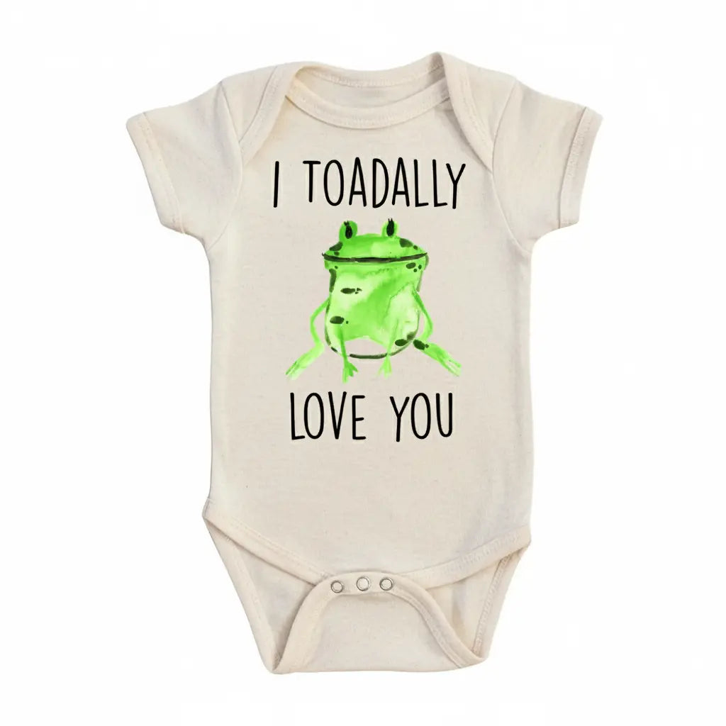 Frog Love - Baby Boy Girl Clothes Infant Bodysuit Funny Cute Newborn  Funny Cute Onesie® | North Fork Forager LLC