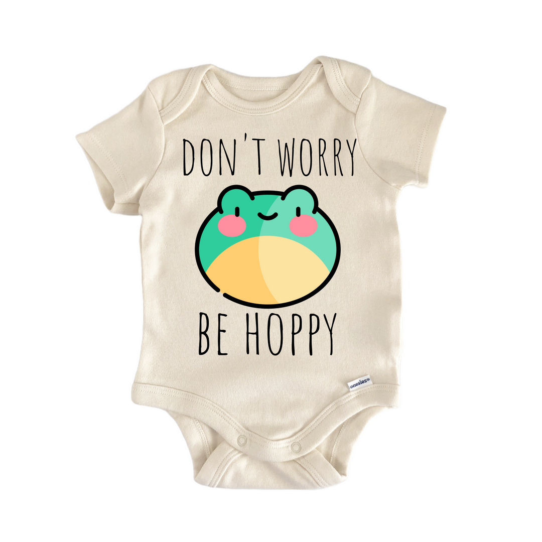 Frog Toad Hoppy - Baby Bodysuit  Funny Cute Onesie® | North Fork Forager LLC