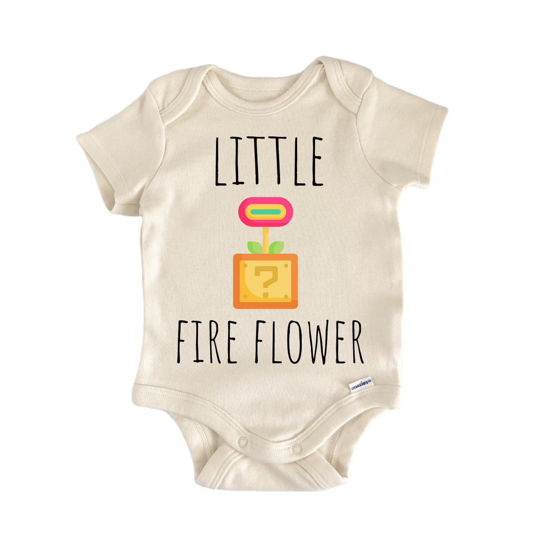 Gamer Gaming Flower Retro - Baby Bodysuit  Funny Cute Onesie® | North Fork Forager LLC