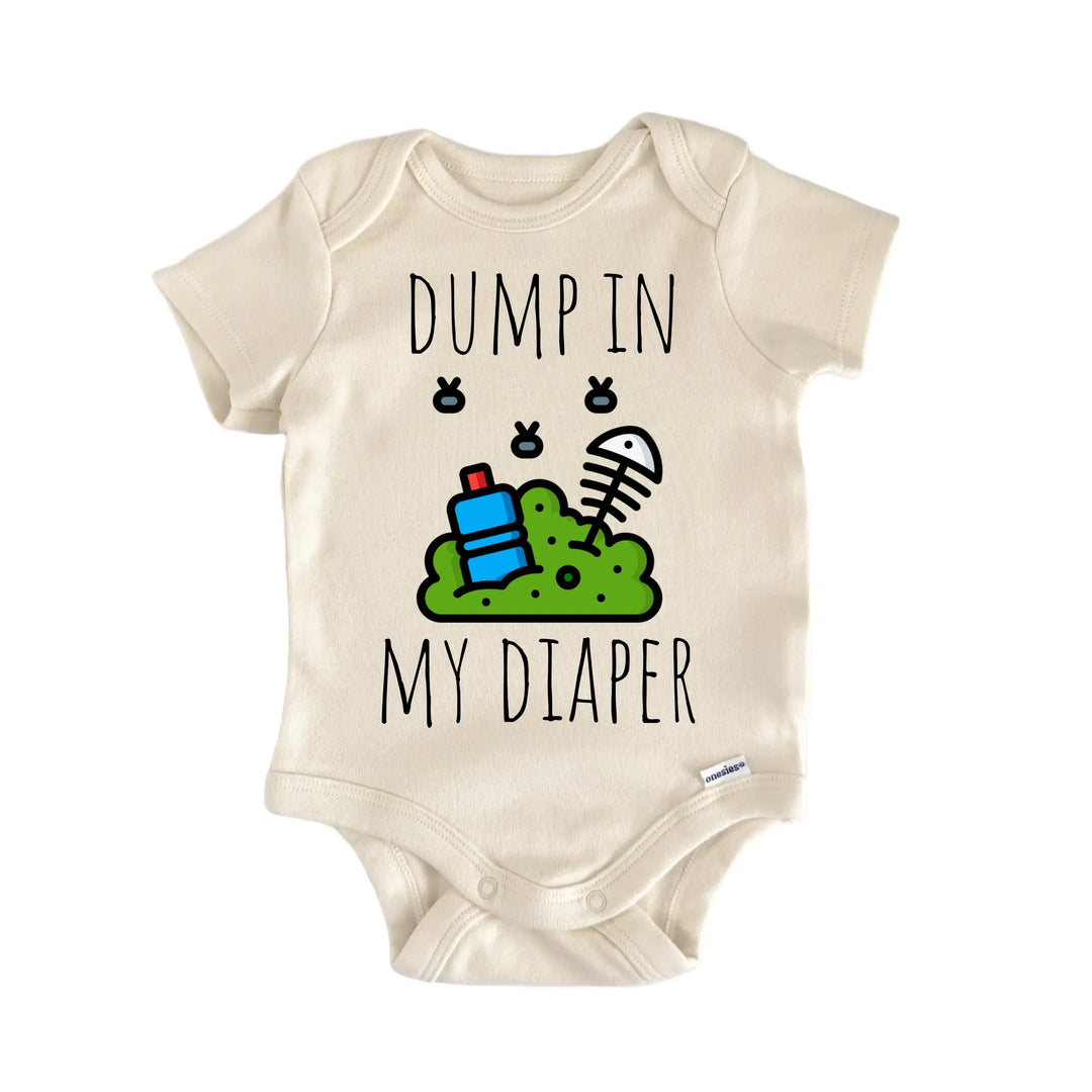 Garbage Dump Sanitation - Baby Bodysuit  Funny Cute Onesie® | North Fork Forager LLC