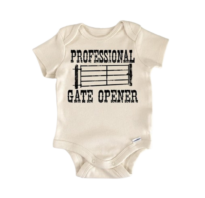 Gate Opener Farm Ranch - Baby Boy Girl Clothes Infant Bodysuit Funny Cute  Funny Cute Onesie® | North Fork Forager LLC