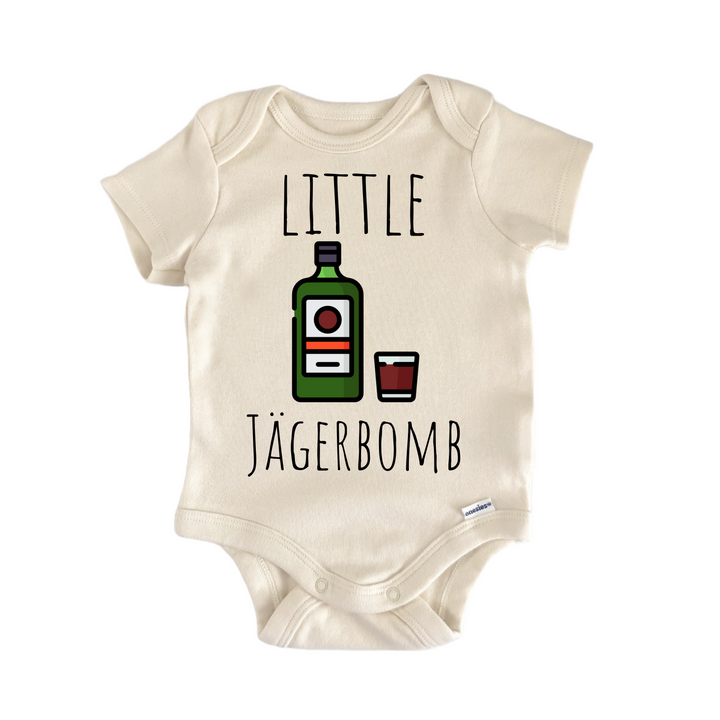 German Mixed Drink Liqueur Spirits - Baby Bodysuit  Funny Cute Onesie® | North Fork Forager LLC