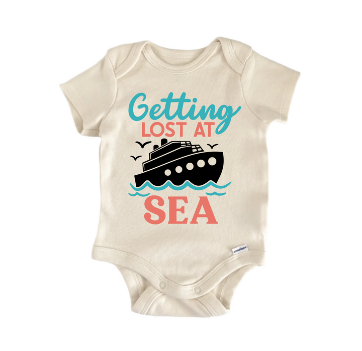 Getting Lost At Sea Cruise Boat - Baby Boy Girl Clothes  Bodysuit Funny Cute  Funny Cute Onesie® | North Fork Forager LLC
