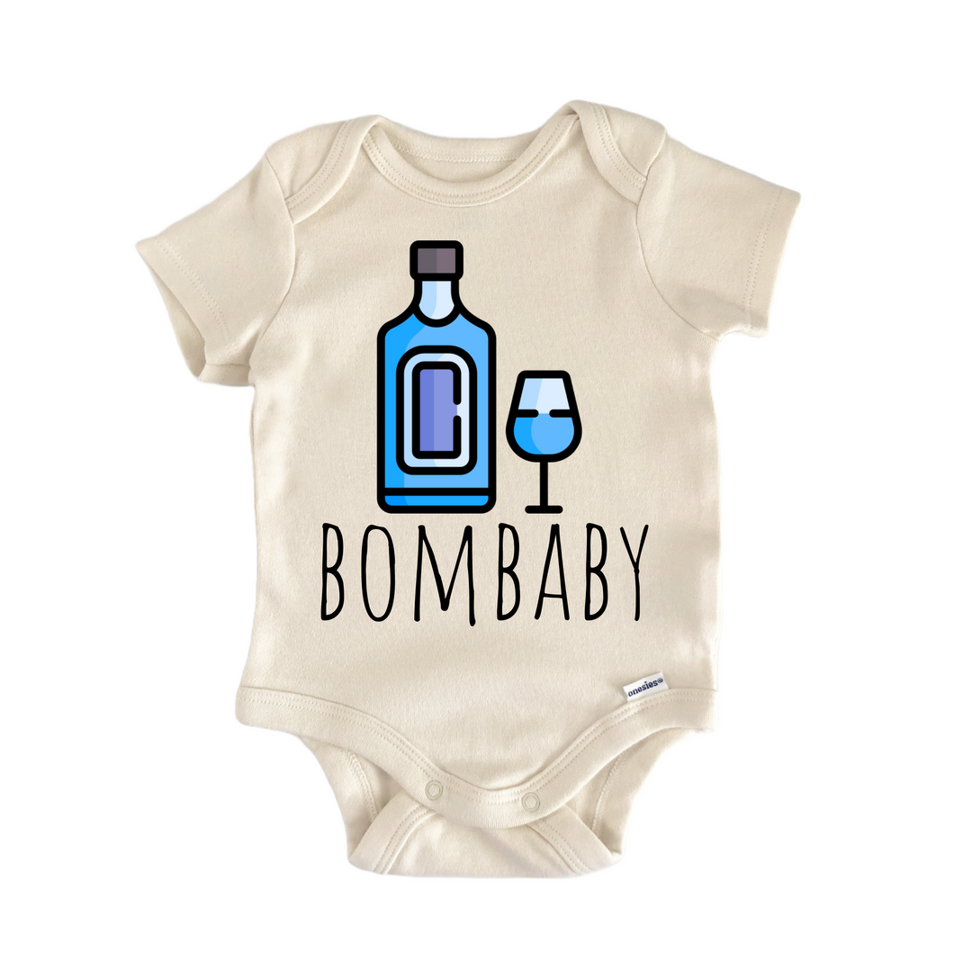 Gin Liquor - Baby Bodysuit  Funny Cute Onesie® | North Fork Forager LLC