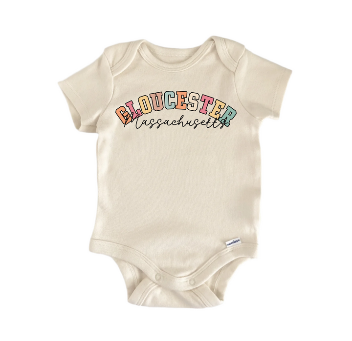 Gloucester Massachusetts - Baby Boy Girl Clothes  Bodysuit Funny Cute
