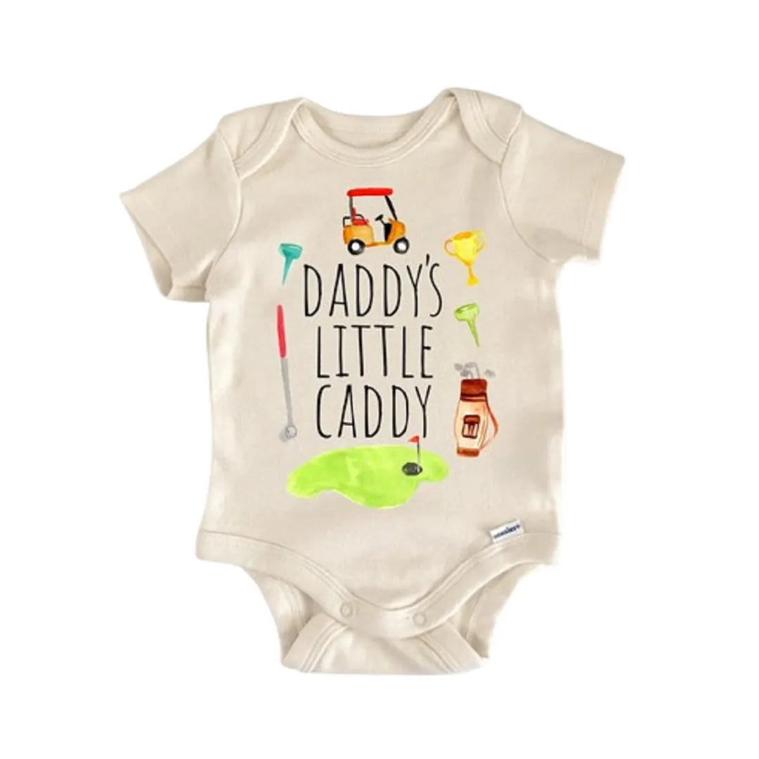 Golf Golfer Caddy - Baby Boy Girl Clothes Infant Onesie® Funny  Cute Newborn GS1  Funny Cute Onesie® | North Fork Forager LLC