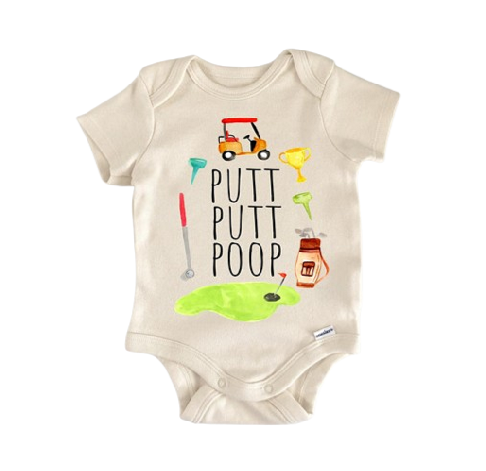 Golf Golfer Sports Golfing - Baby Boy Girl Clothes Infant Bodysuit Funny Cute  Funny Cute Onesie® | North Fork Forager LLC