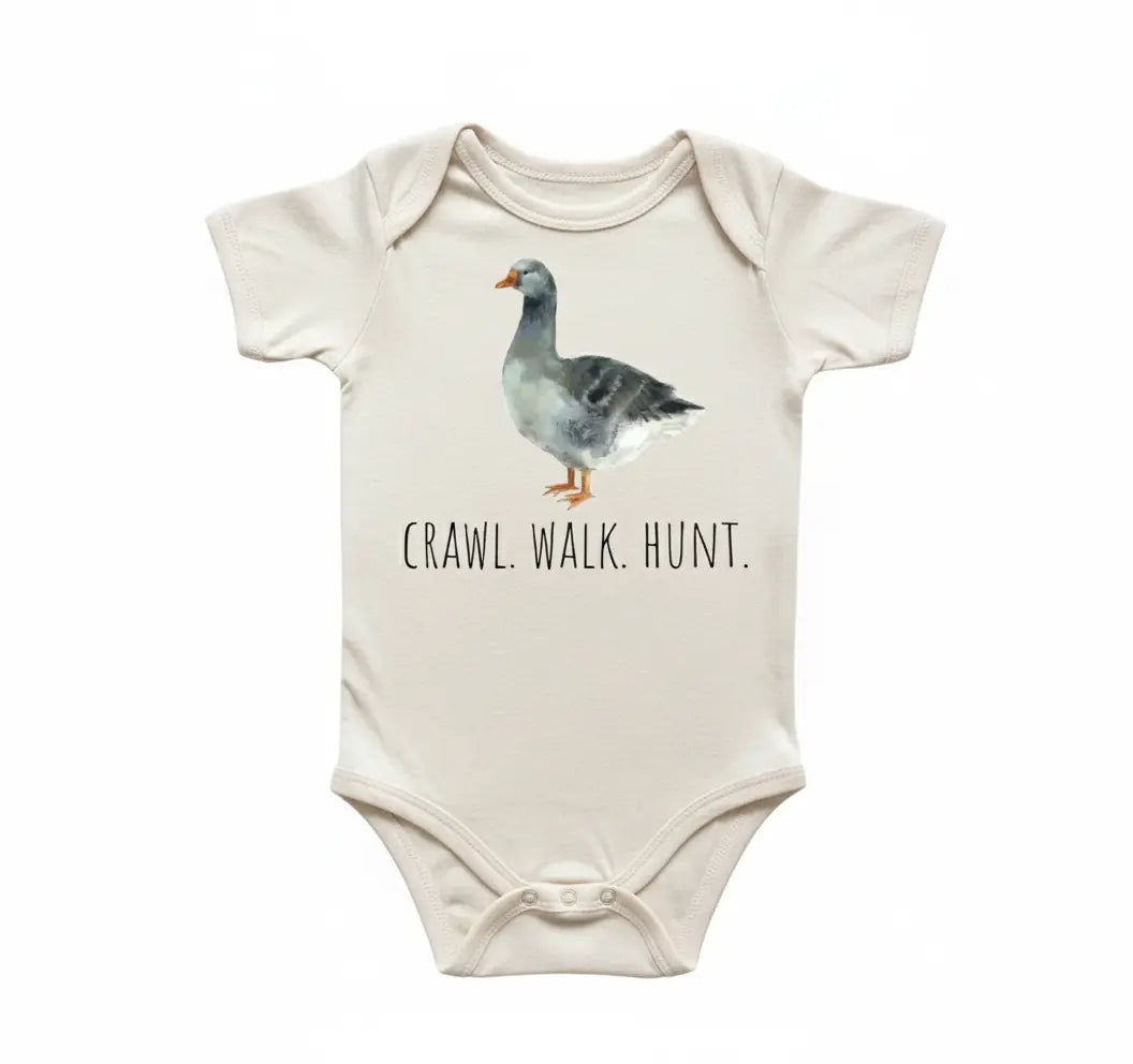 Goose Hunting - Baby Boy Girl Clothes Infant Bodysuit Funny Cute Newborn  Funny Cute Onesie® | North Fork Forager LLC
