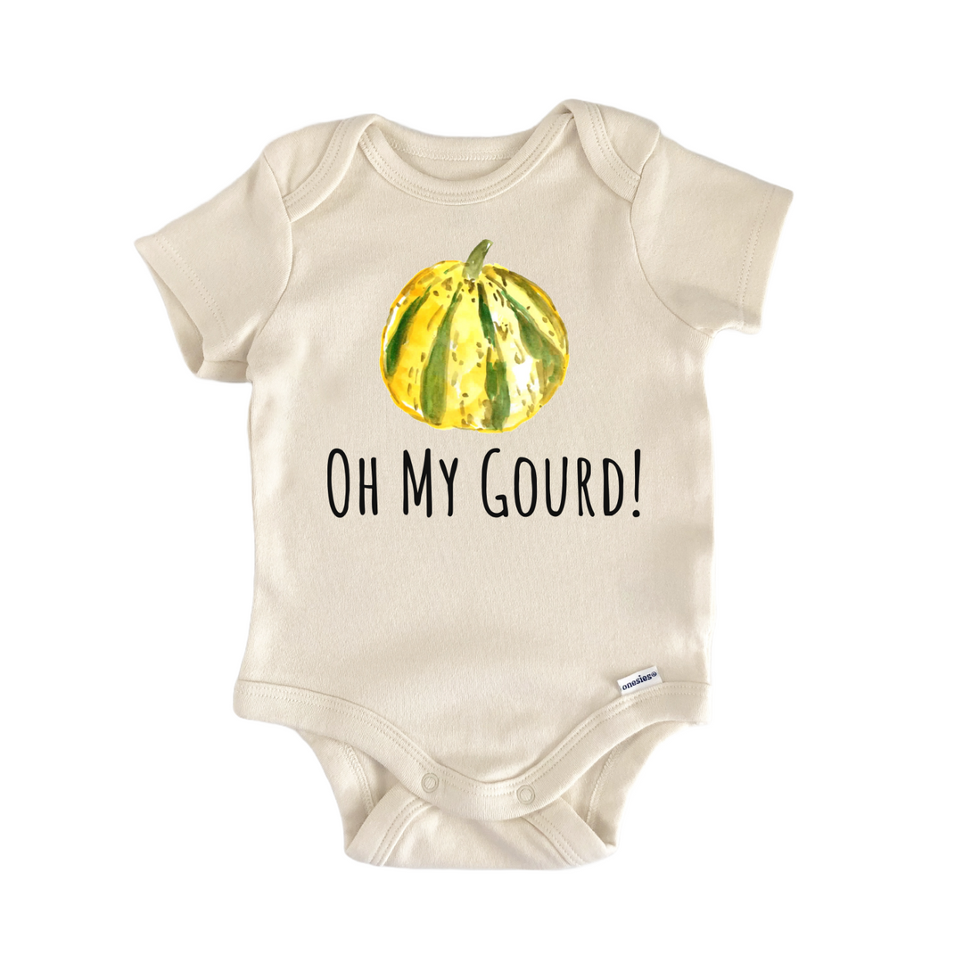 Gourd Pumpkin Fall Autumn Farm Newborn Gift Baby Bodysuit