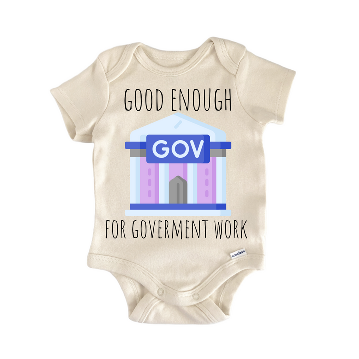 Goverment Public Sector Gov - Baby Bodysuit  Funny Cute Onesie® | North Fork Forager LLC