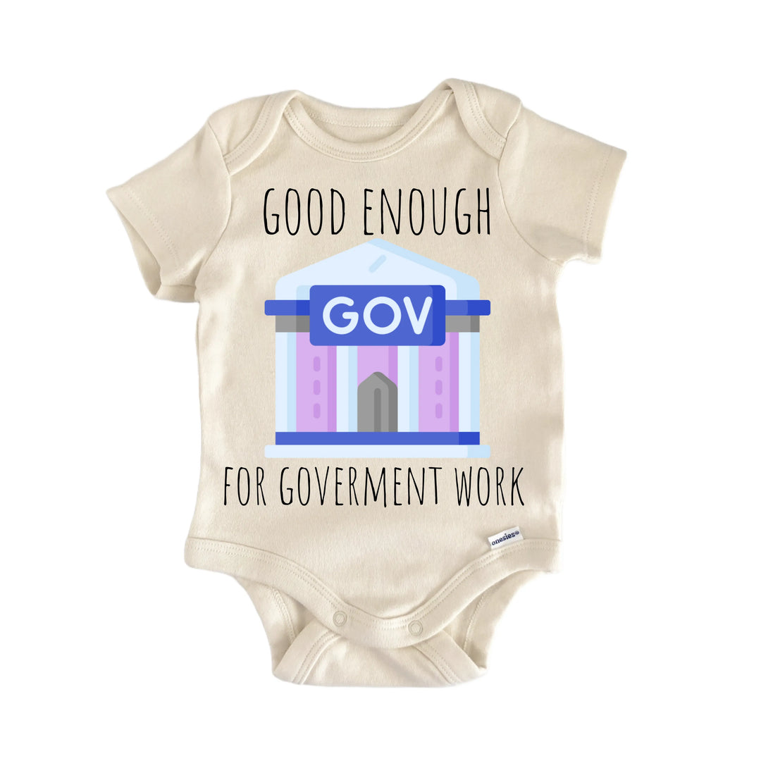 Goverment Public Sector Gov - Baby Bodysuit  Funny Cute Onesie® | North Fork Forager LLC