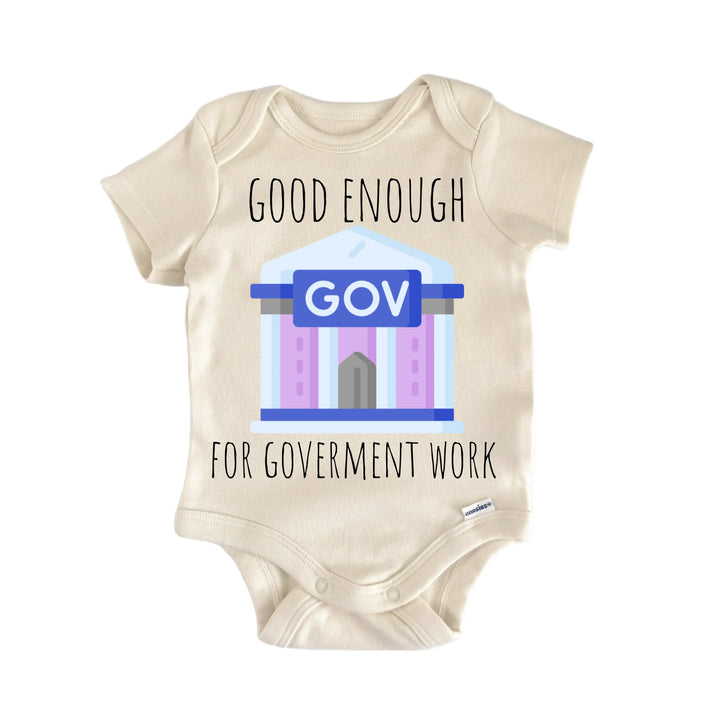Goverment Public Sector Gov - Baby Bodysuit  Funny Cute Onesie® | North Fork Forager LLC