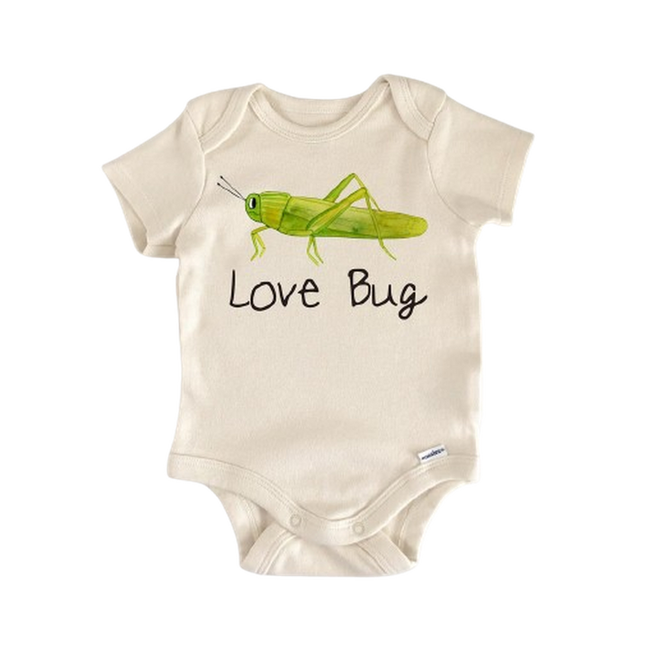 Grasshopper Snuggle Bug - Baby Boy Girl Clothes Infant Bodysuit Funny Cute Newborn  Funny Cute Onesie® | North Fork Forager LLC
