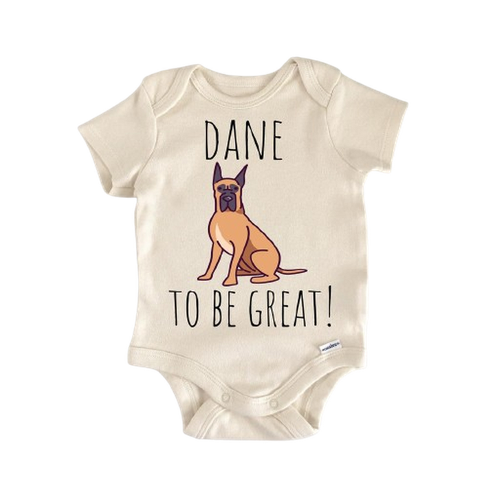 Great Dane Dog - Baby Boy Girl Clothes Infant Bodysuit Funny Cute Newborn  Funny Cute Onesie® | North Fork Forager LLC