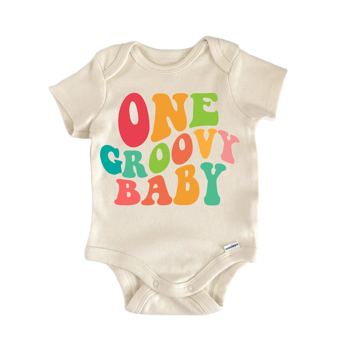 Groovy Baby Hippie 70S Disco - Baby Bodysuit  Funny Cute Onesie® | North Fork Forager LLC