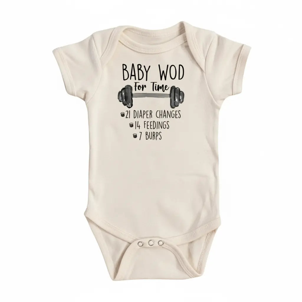 Baby Gym Wod - Baby Boy Girl Clothes Infant Bodysuit Funny Cute Newborn  Funny Cute Onesie® | North Fork Forager LLC