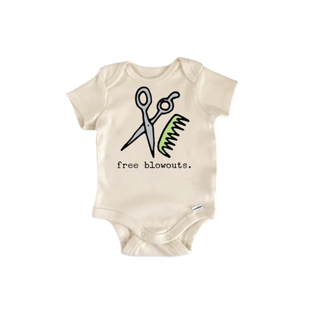 Hairdresser Salon  - Baby Boy Girl Clothes Infant Bodysuit Funny Cute  Funny Cute Onesie® | North Fork Forager LLC
