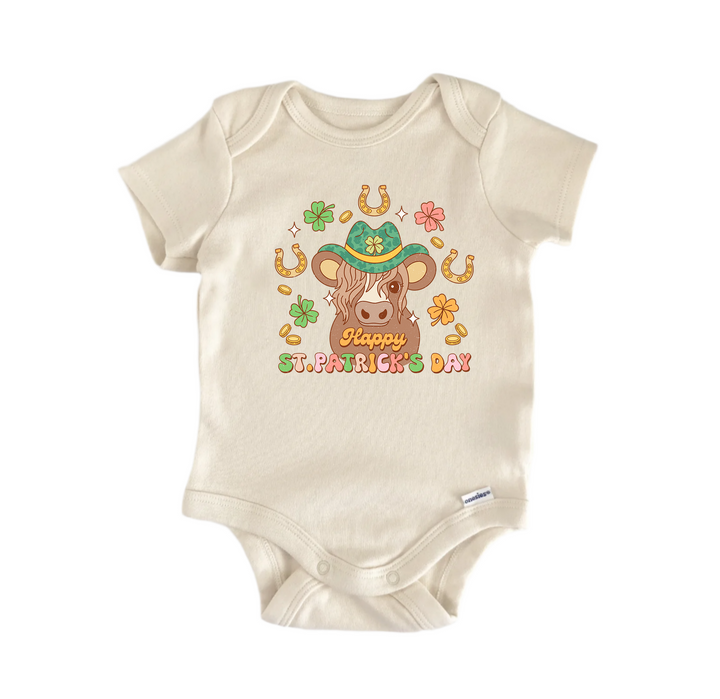 Happy St. Patrick's Day -  Baby Boy Girl Clothes Infant Bodysuit Funny Cute Newborn