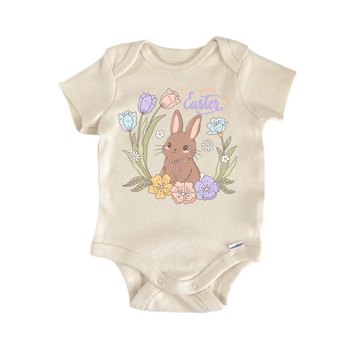 Happy Easter - Baby Boy Girl Clothes Infant Bodysuit Funny Cute Newborn