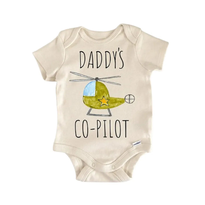 Helicopter Airplane Pilot Copilot - Baby Boy Girl Clothes Infant Onesie® Funny Cute Newborn GS1  Funny Cute Onesie® | North Fork Forager LLC
