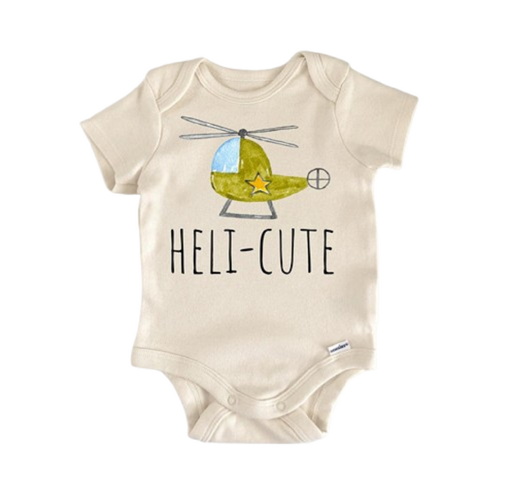 Helicopter Copilot Pilot Military - Baby Boy Girl Clothes Infant Bodysuit Funny Cute  Funny Cute Onesie® | North Fork Forager LLC