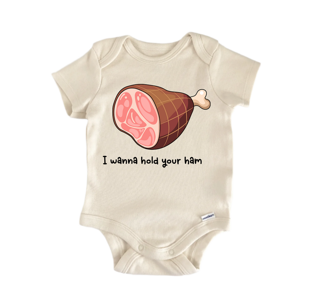 Hold Your Ham Best Friends Bff Bestie Valentine's Day -  Baby Boy Girl Bodysuit  Funny Cute Onesie® | North Fork Forager LLC
